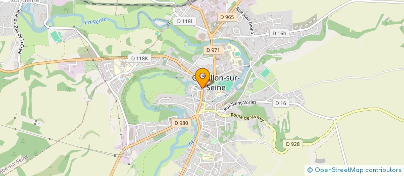 localisation de l'entreprise SCI DU HAUT DES VIGNES  CHATILLON-SUR-SEINE