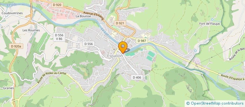 localisation de l'entreprise SCI DU HAUT DU FOIRAIL  ESPALION