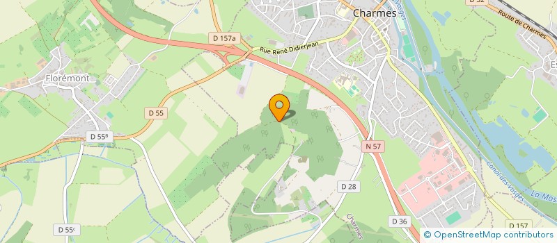 localisation de l'entreprise SCI DU HAUT DU MONT à CHARMES