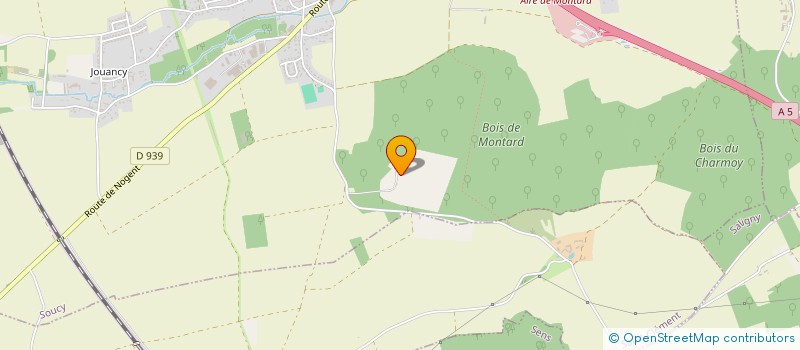 localisation de l'entreprise SCI DU HAUT DU MOUTIER à SOUCY