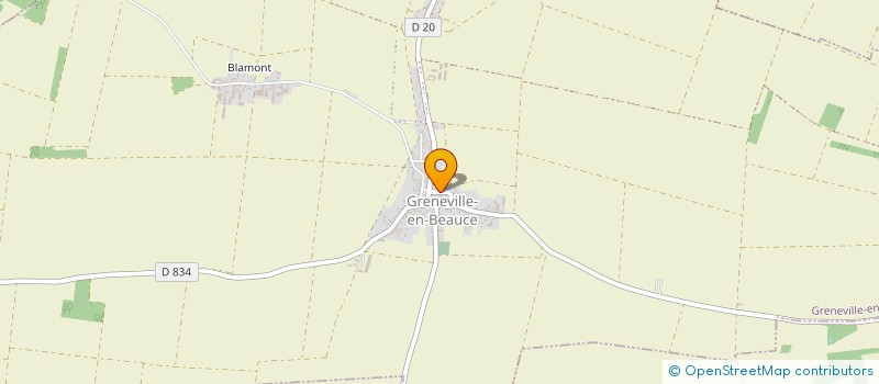 localisation de l'entreprise SCI DU HAUT DU VAL à GRENEVILLE-EN-BEAUCE