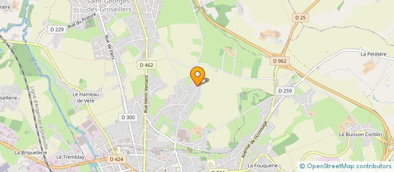localisation de l'entreprise SCI DU HAUT FAIX à SAINT-GEORGES-DES-GROSEILLERS
