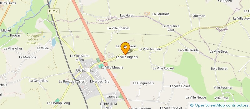 localisation de l'entreprise SCI DU HAUT GENET  QUEDILLAC