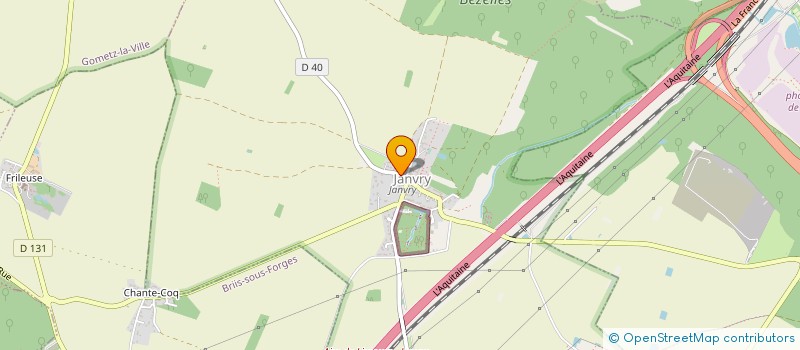 localisation de l'entreprise SCI DU HAUT JANVRY à BRIIS-SOUS-FORGES