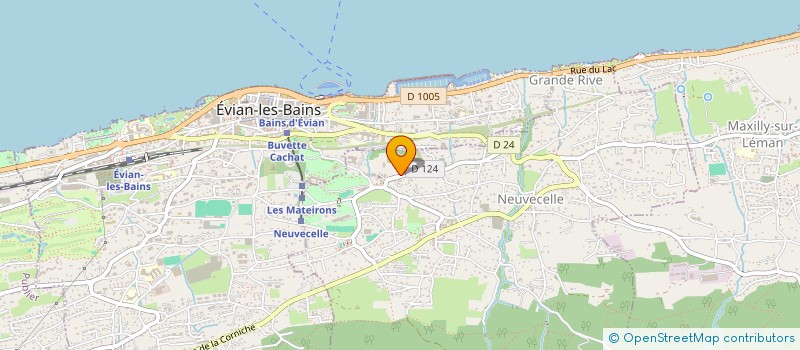 localisation de l'entreprise SCI DU HAUT LAC  NEUVECELLE