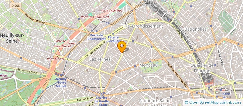 localisation de l'entreprise SCI DU HAUT LAYON  PARIS