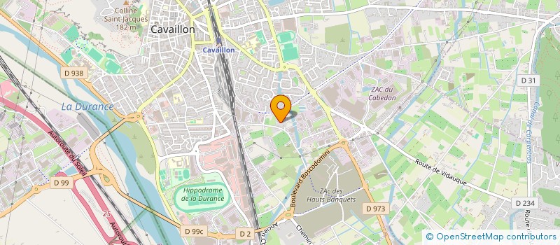 localisation de l'entreprise SCI DU HAUT LUBERON  CAVAILLON