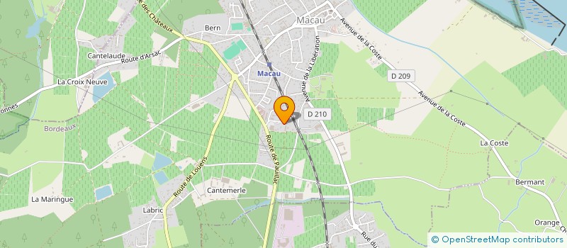 localisation de l'entreprise SCI DU HAUT MEDOC  ARSAC