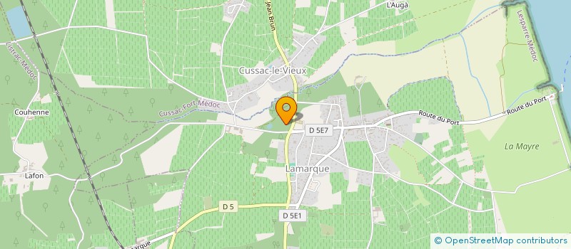 localisation de l'entreprise SCI DU HAUT MEDOC  LAMARQUE