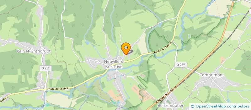 localisation de l'entreprise SCI DU HAUT MEIX  NEUVILLERS-SUR-FAVE
