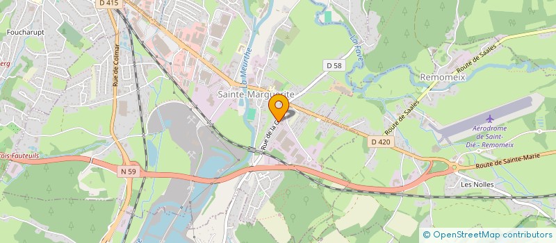 localisation de l'entreprise SCI DU HAUT MEIX  SAINTE-MARGUERITE