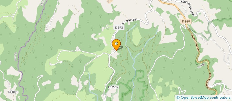 localisation de l'entreprise SCI DU HAUT MENDIC  LE FEL