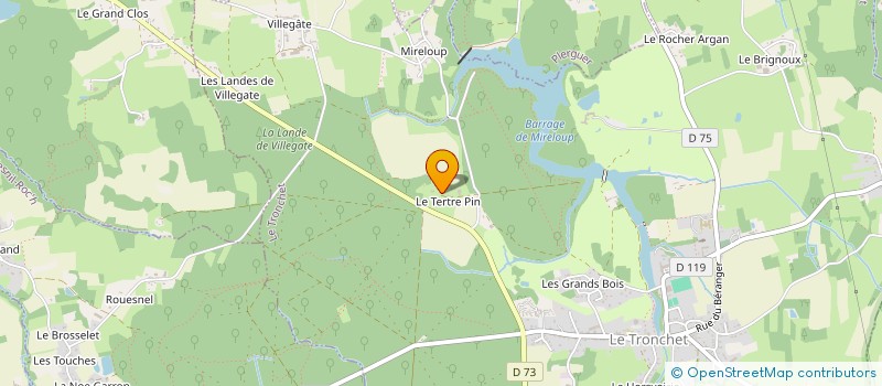 localisation de l'entreprise SCI DU HAUT MESNIL  LE TRONCHET