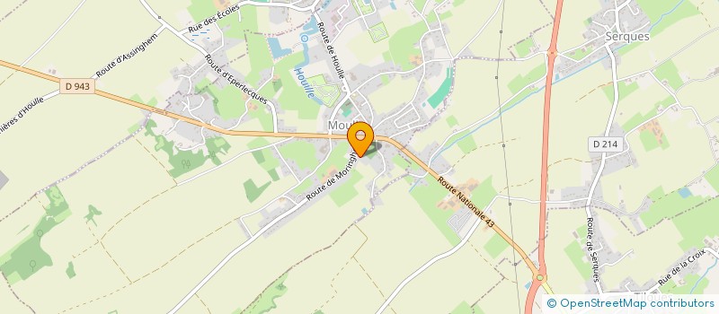 localisation de l'entreprise SCI DU HAUT MONT  MOULLE