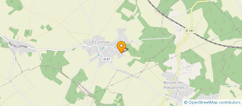 localisation de l'entreprise SCI DU HAUT MOTTE  LE CORMIER