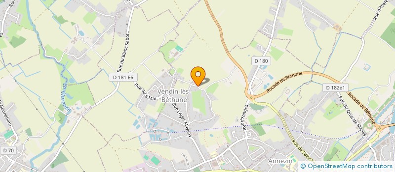 localisation de l'entreprise SCI DU HAUT MOULIN  VENDIN-LES-BETHUNE