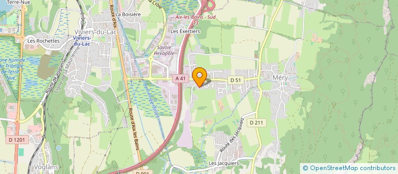 localisation de l'entreprise SCI DU HAUT NIVOLET à MERY