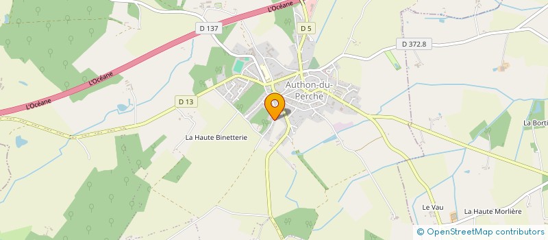 localisation de l'entreprise SCI DU HAUT PARC à AUTHON-DU-PERCHE