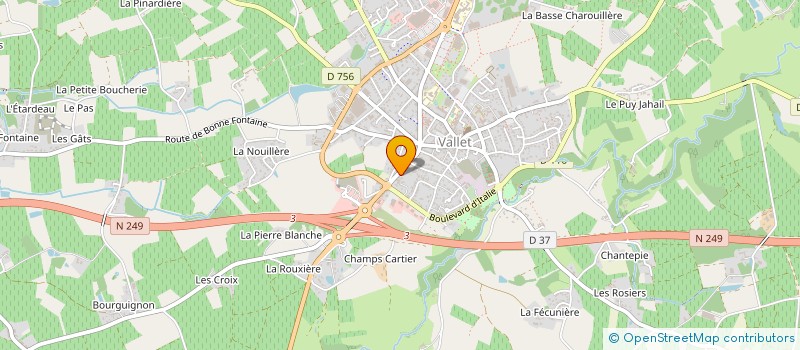 localisation de l'entreprise SCI  DU HAUT PATARABET  VALLET