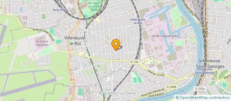 localisation de l'entreprise SCI DU HAUT PAYS  VILLENEUVE-LE-ROI