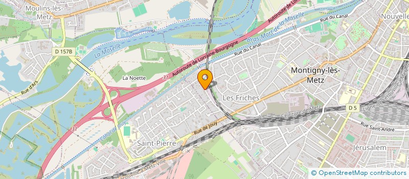 localisation de l'entreprise SCI DU HAUT RHELE à MONTIGNY-LES-METZ