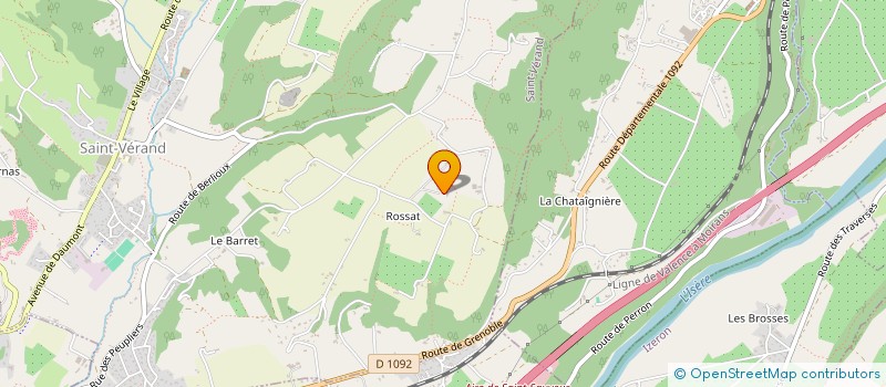 localisation de l'entreprise SCI DU HAUT ROSSAT  SAINT-VERAND