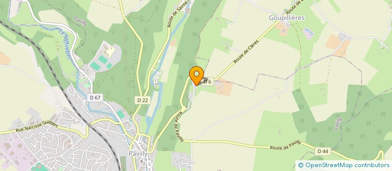 localisation de l'entreprise SCI DU HAUT ROUGEMONT  PAVILLY