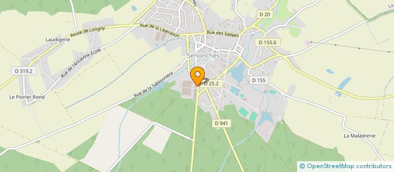 localisation de l'entreprise SCI DU HAUT ROUVROY à SENONCHES
