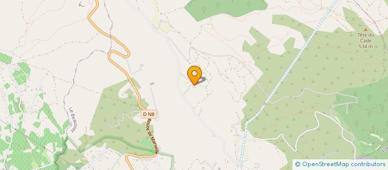 localisation de l'entreprise SCI DU HAUT SILENTAIRE  LE BEAUSSET