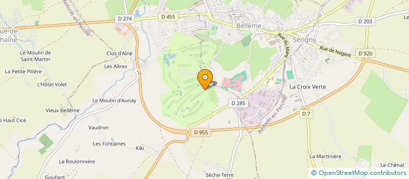 localisation de l'entreprise SCI DU HAUT VAL à BELLEME