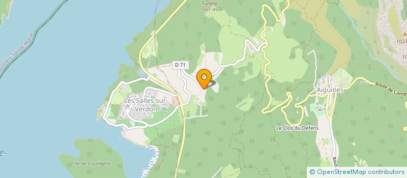 localisation de l'entreprise SCI DU HAUT VAR AIGUINES à AIGUINES