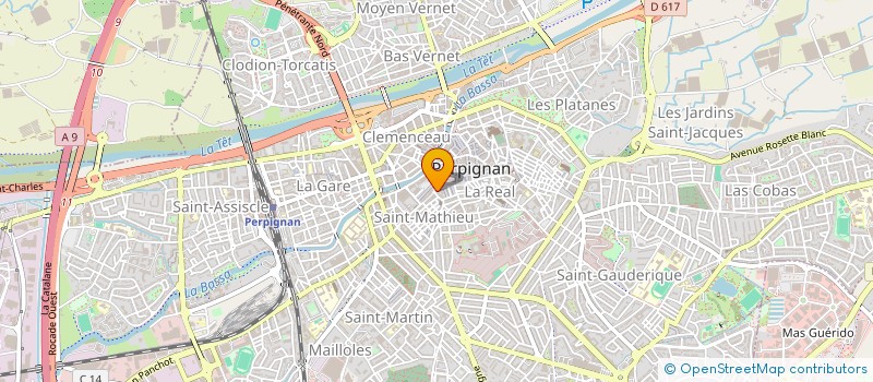 localisation de l'entreprise SCI DU HAUT VERNET à PERPIGNAN