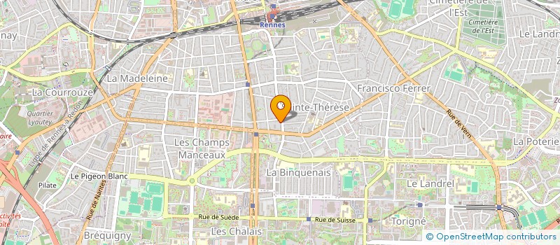 localisation de l'entreprise SCI DU HAVRE  RENNES
