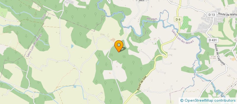 localisation de l'entreprise SCI DU HAYET  SAINT-LON-LES-MINES