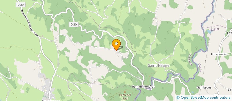 localisation de l'entreprise SCI DU HAZARGUIL  LAURESSES