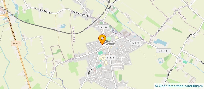 localisation de l'entreprise SCI DU HELLU  LAVENTIE