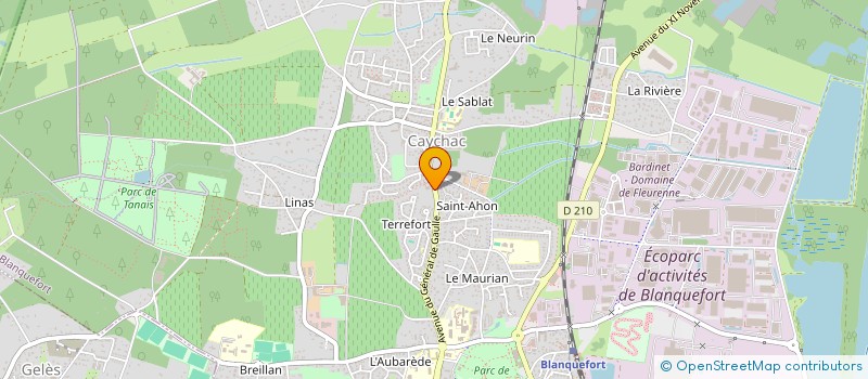 localisation de l'entreprise SCI DU HEME à BLANQUEFORT