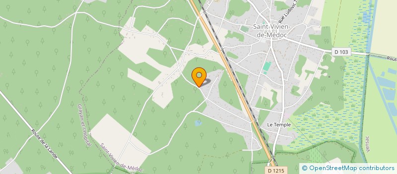 localisation de l'entreprise SCI DU HENA  SAINT-VIVIEN-DE-MEDOC