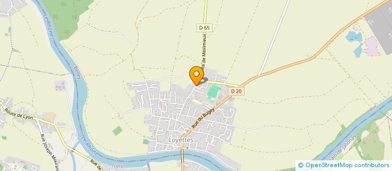 localisation de l'entreprise SCI DU HERISSON  LOYETTES