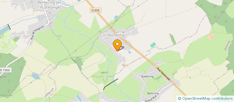 localisation de l'entreprise SCI DU HERISSON  RICHELING