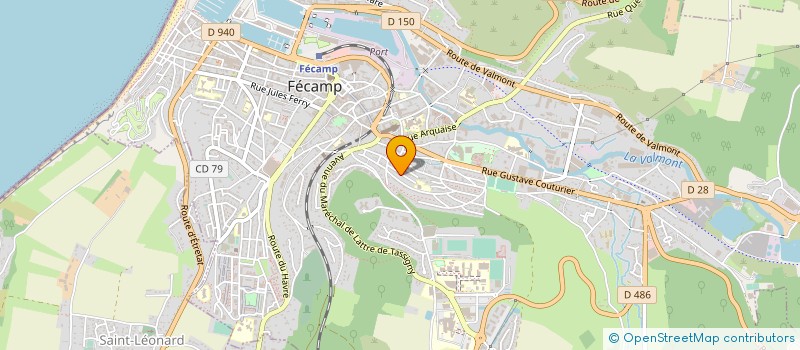 localisation de l'entreprise SCI DU HERON  FECAMP