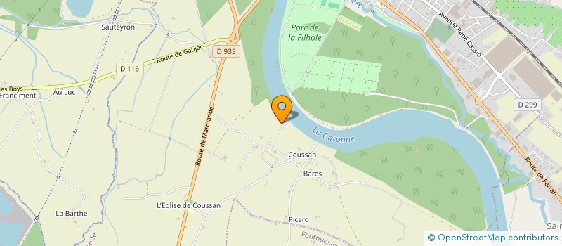 localisation de l'entreprise SCI DU HERON  FOURQUES-SUR-GARONNE