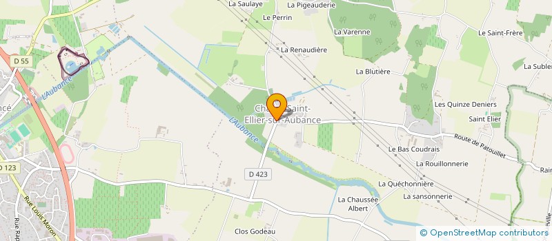 localisation de l'entreprise SCI DU HERON  LES GARENNES SUR LOIRE