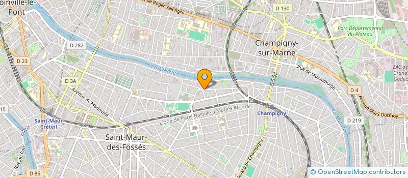 localisation de l'entreprise SCI DU HETRE à SAINT-MAUR-DES-FOSSES