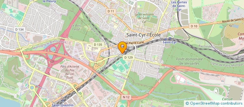 localisation de l'entreprise SCI DU HETRE  SAINT-CYR-L'ECOLE