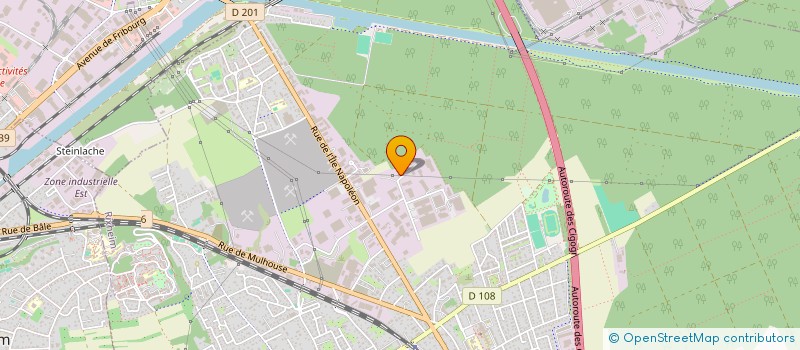 localisation de l'entreprise SCI DU HETRE DOUBS  RIXHEIM