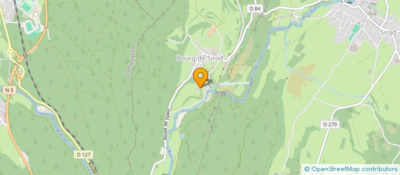 localisation de l'entreprise SCI DU HETRE POURPRE  BOURG-DE-SIROD