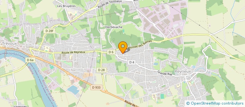 localisation de l'entreprise SCI DU HI'BOU à REYRIEUX