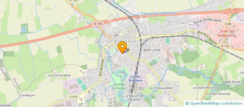 localisation de l'entreprise SCI DU HIBOU  DOL-DE-BRETAGNE