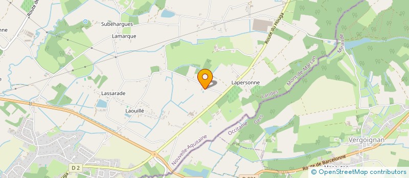 localisation de l'entreprise SCI DU HILLOT  AIRE-SUR-L'ADOUR